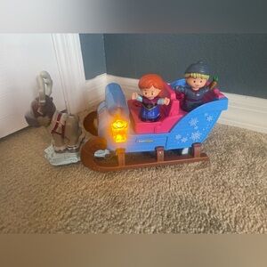Fisher-Price Little People Toddler Toy Disney Frozen Kristoff’s Sleigh